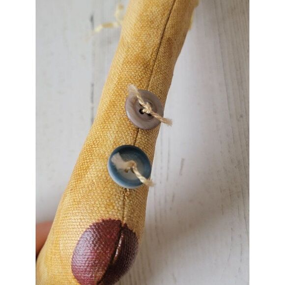 Vintage stocking cinnamon mistletoe ornament Xmas decor - Picture 3 of 5